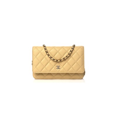 CHANEL CAVIAR QUILTED WALLET ON CHAIN WOC 1081398 (19*11*4cm)